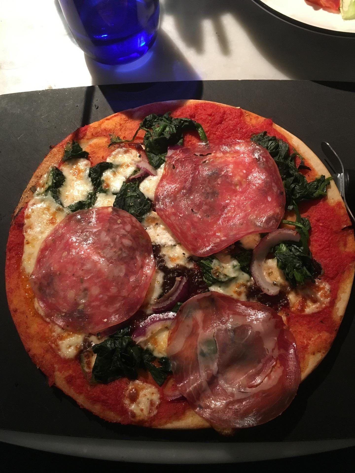 Gluten free pizza at Pizza Express