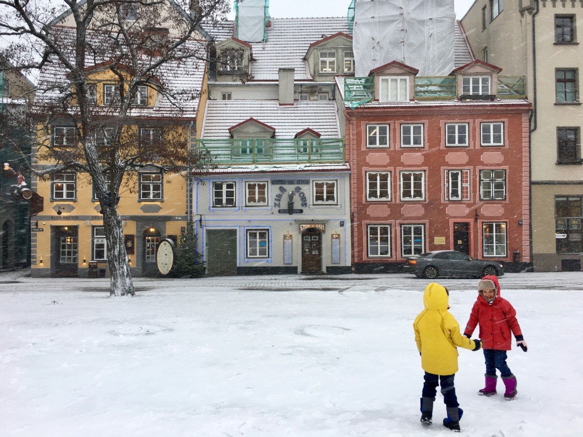 Visiting Riga in winter with kids