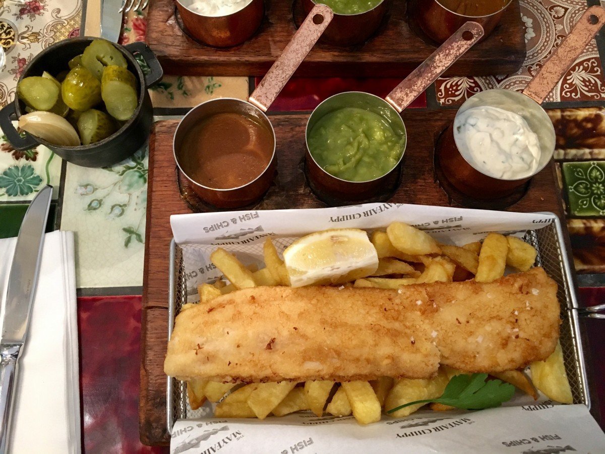 where to find gluten free fish and chips London - The Mayfair Chippy