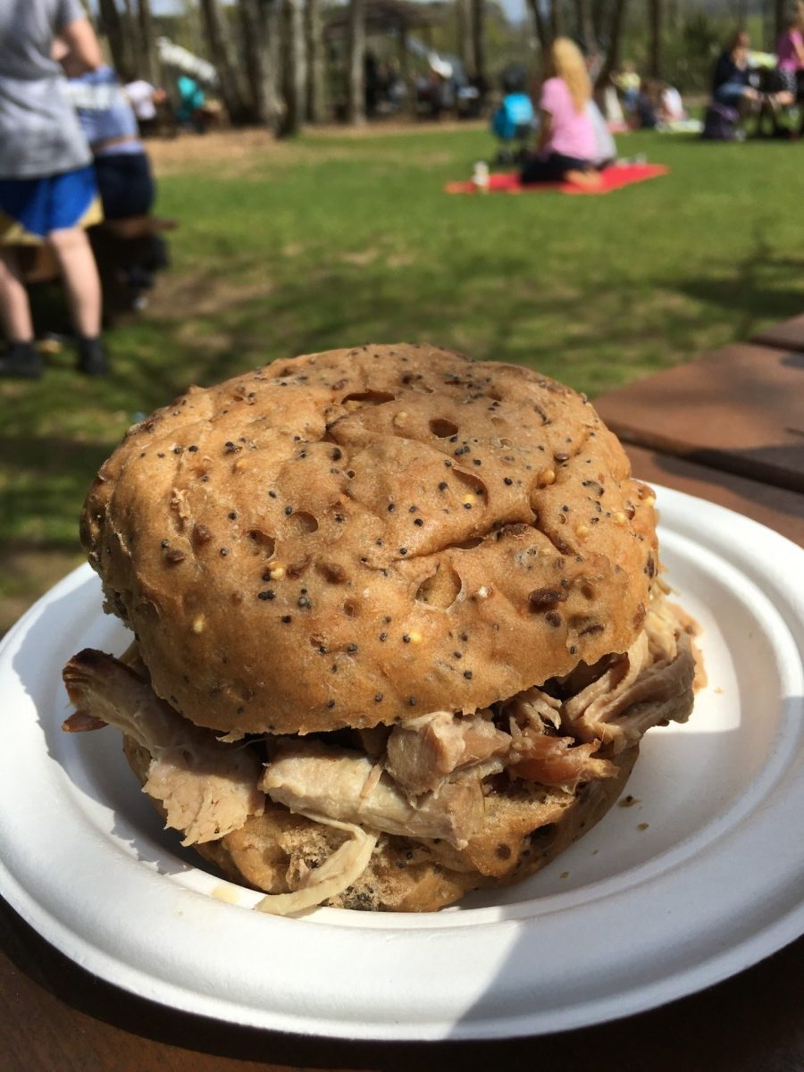 gluten free lunch at Robin Hill Country Park