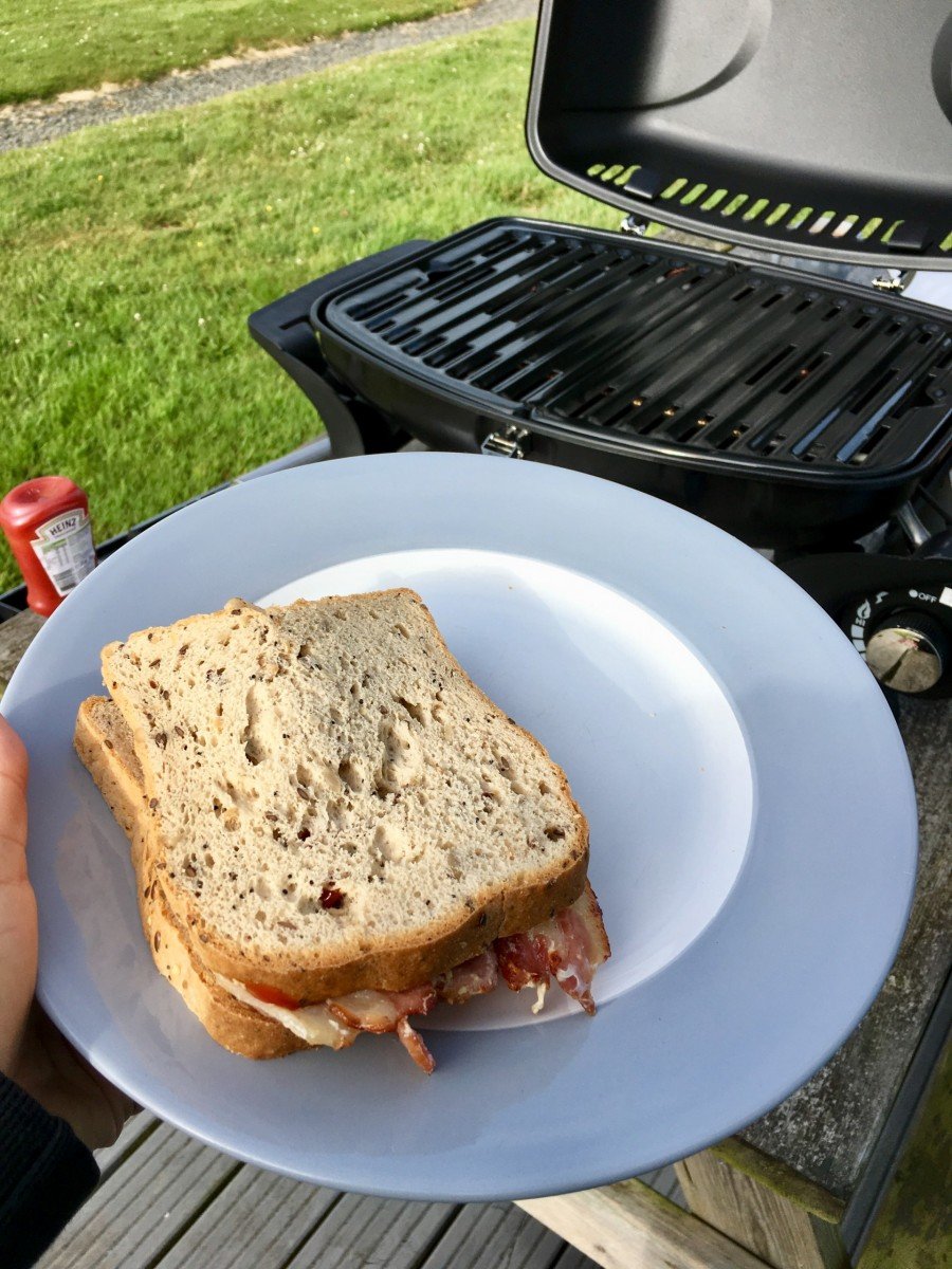 BBQ bacon sandwich