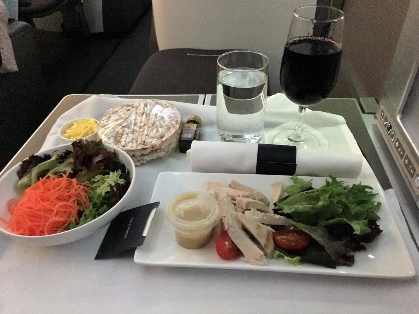 gluten free in flight meal British Airways Club World