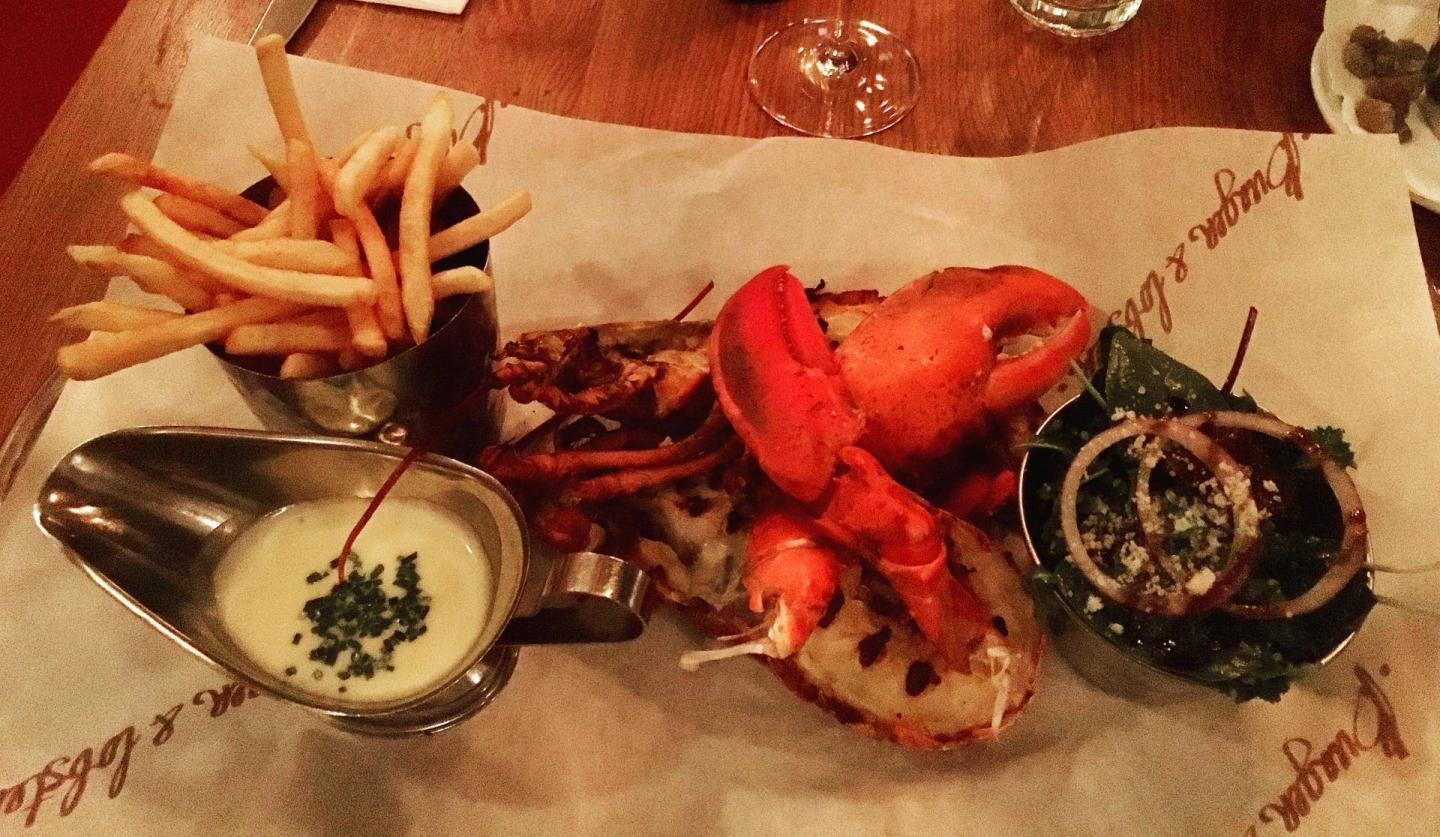 Gluten free at Burger & Lobster