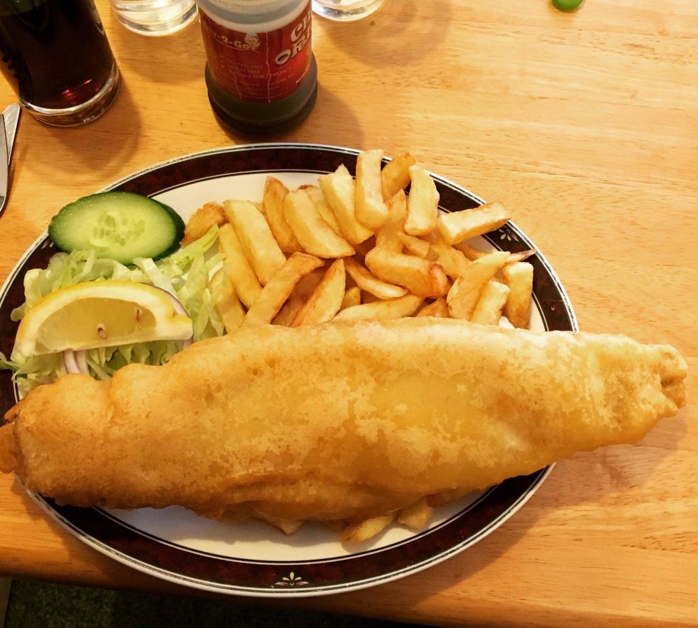 gluten free fish and chips 