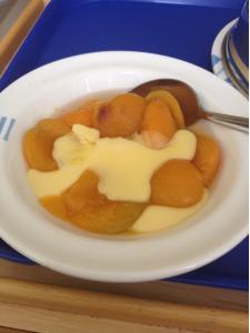 stewed fruit and custard